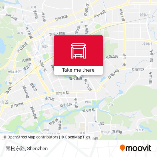 青松东路 map