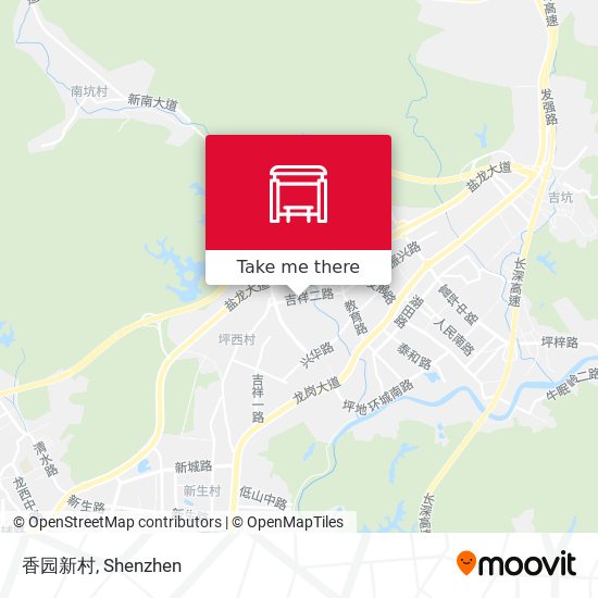 香园新村 map