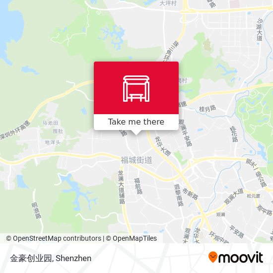 金豪创业园 map