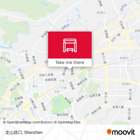 龙山路口 map