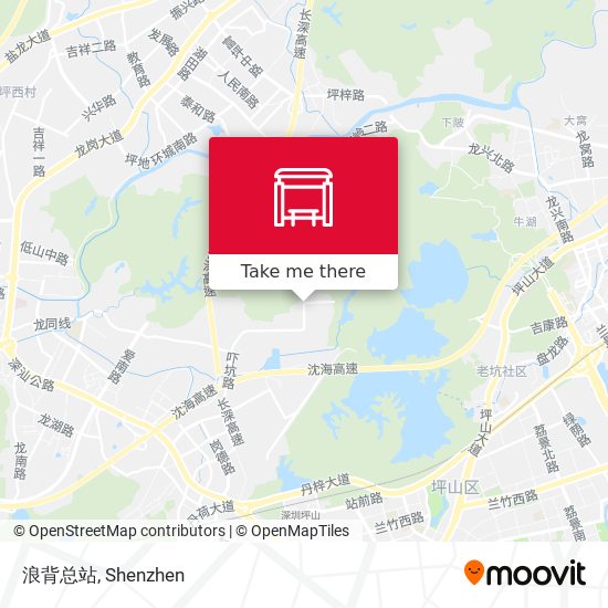 浪背总站 map