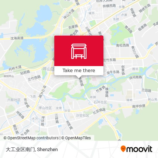 大工业区南门 map