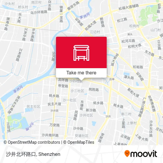 沙井北环路口 map