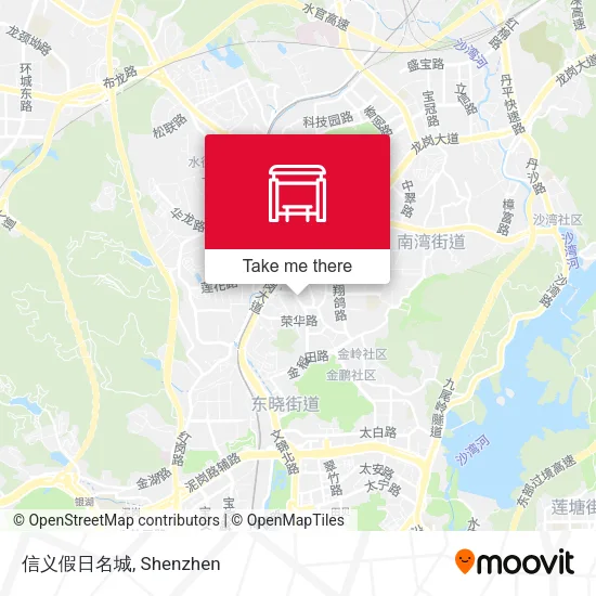 信义假日名城 map