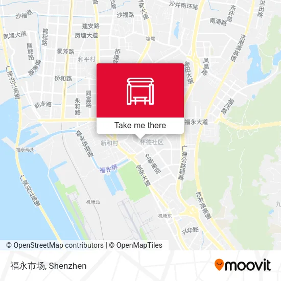 福永市场 map