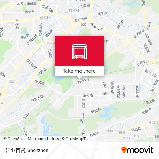 江业百货 map