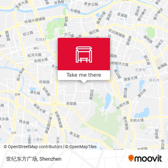 世纪东方广场 map