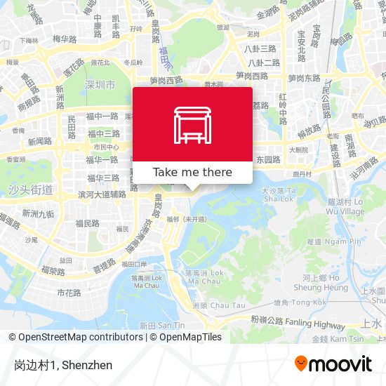 岗边村1 map