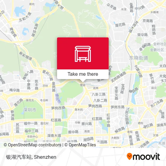 银湖汽车站 map