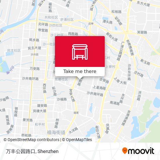 万丰公园路口 map