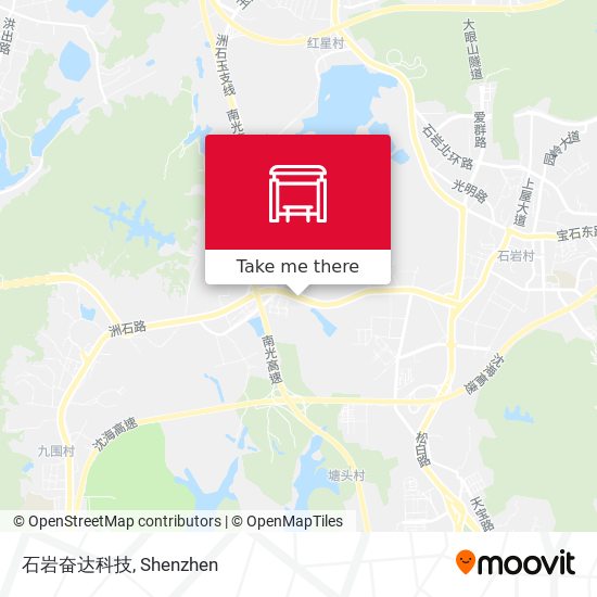 石岩奋达科技 map