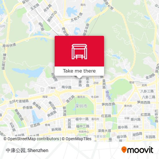 中康公园 map