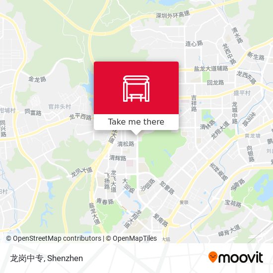 龙岗中专 map