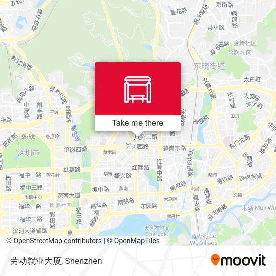 劳动就业大厦 map