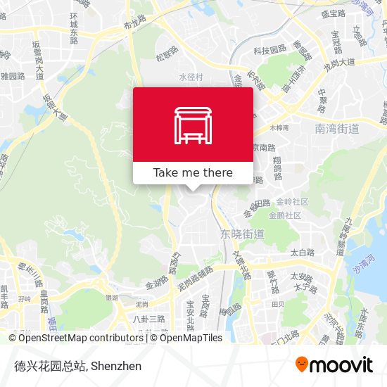德兴花园总站 map