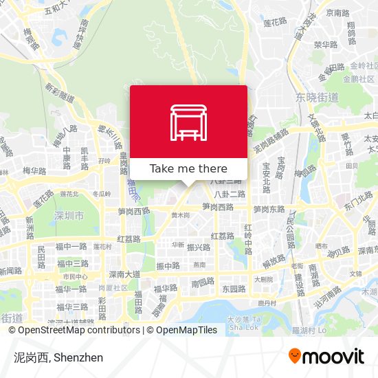 泥岗西 map