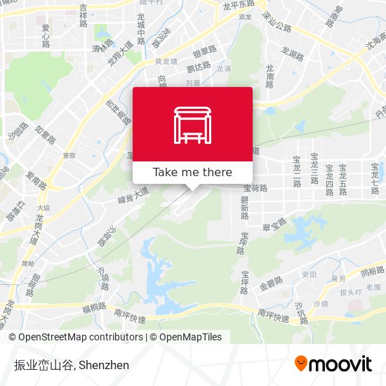 振业峦山谷 map