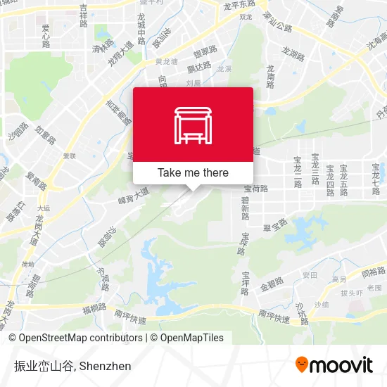 振业峦山谷 map