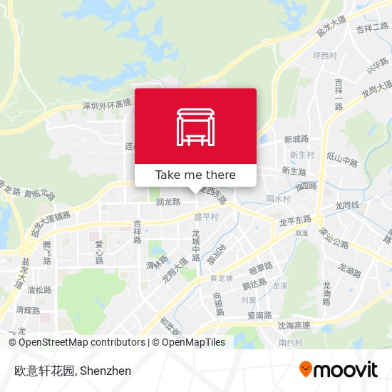 欧意轩花园 map