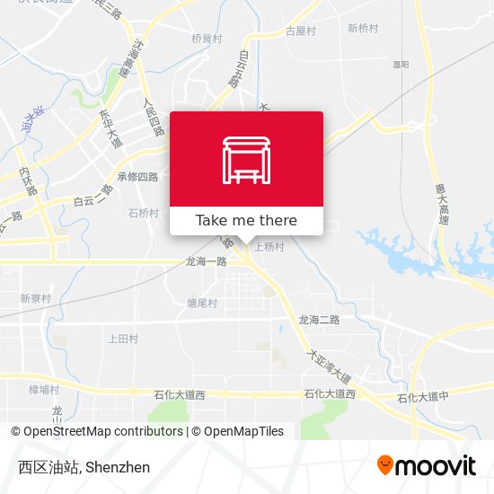 西区油站 map
