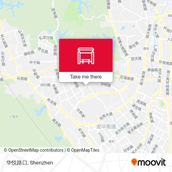 华悦路口 map