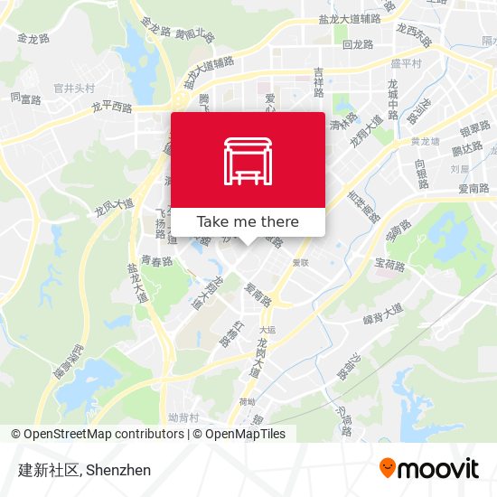 建新社区 map