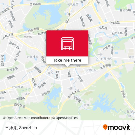三洋湖 map