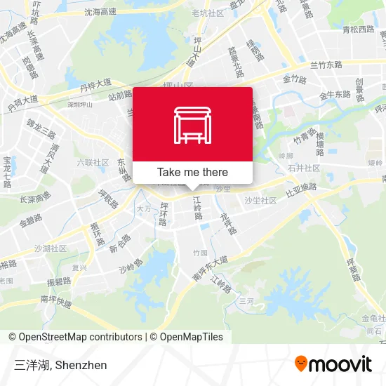 三洋湖 map