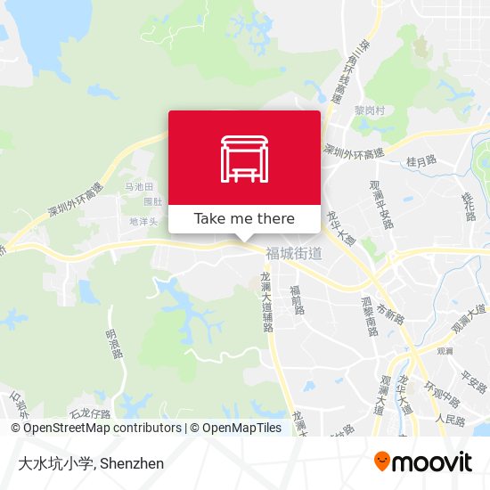 大水坑小学 map