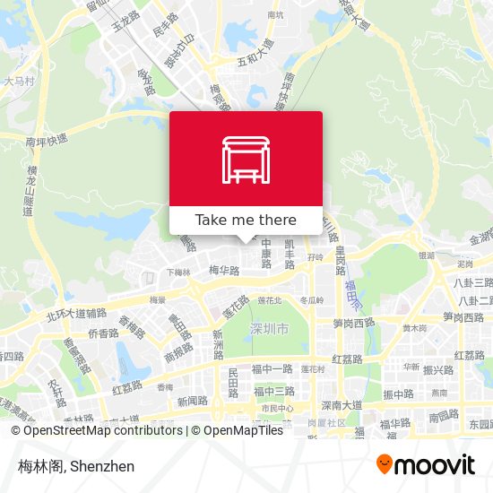 梅林阁 map