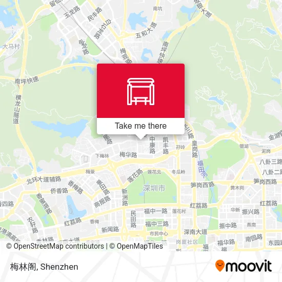 梅林阁 map