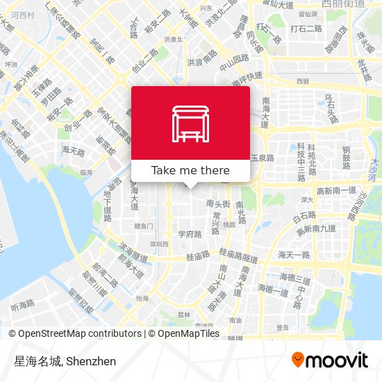 星海名城 map