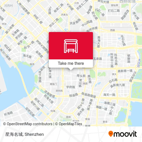 星海名城 map