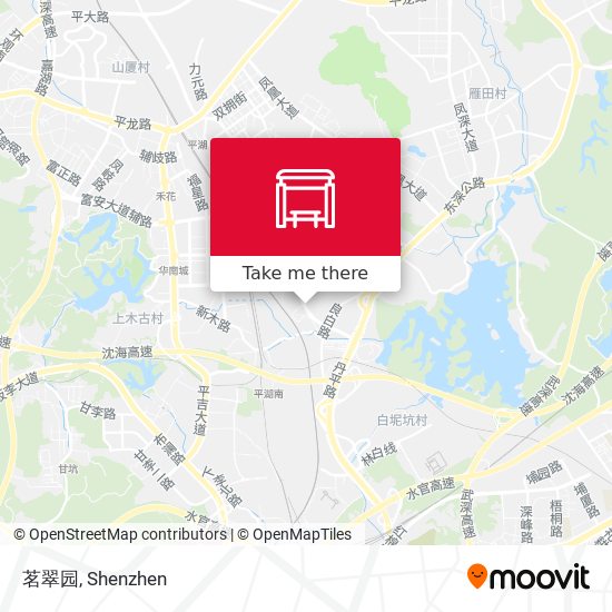 茗翠园 map