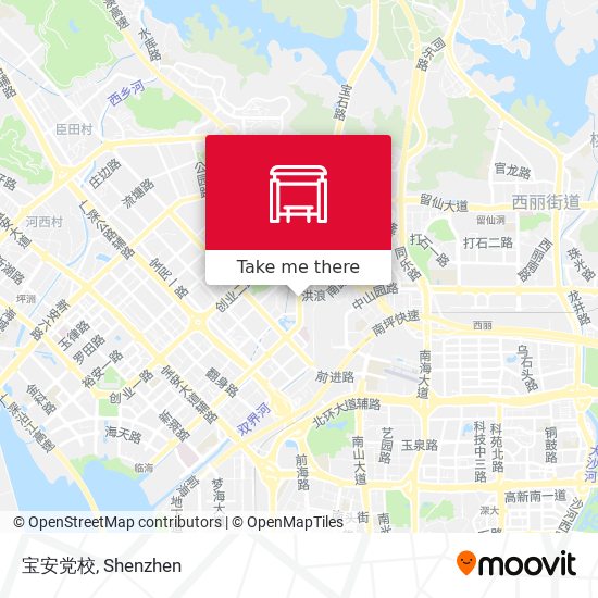 宝安党校 map
