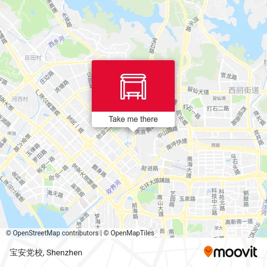 宝安党校 map