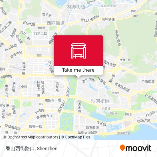 香山西街路口 map