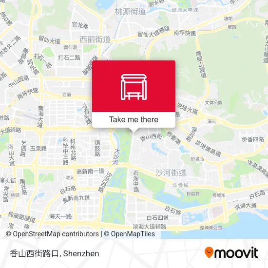 香山西街路口 map