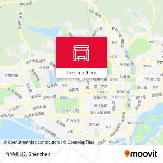 华强职校 map