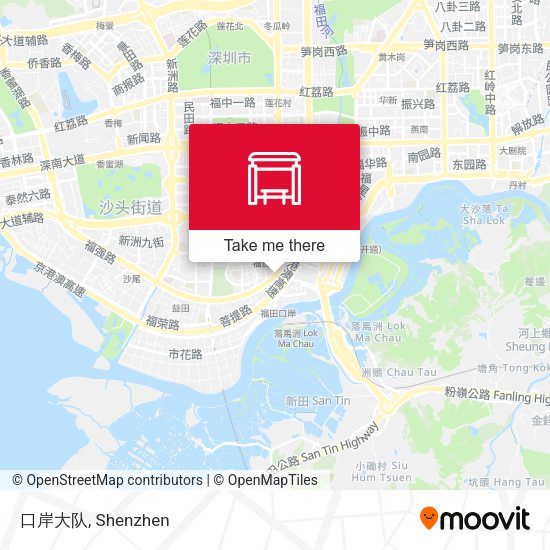 口岸大队 map