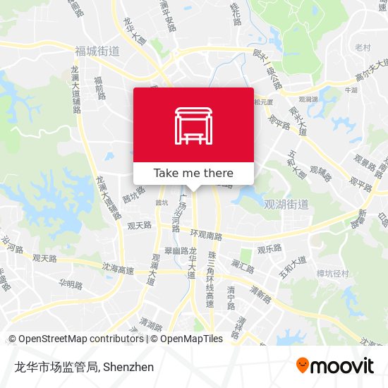 龙华市场监管局 map