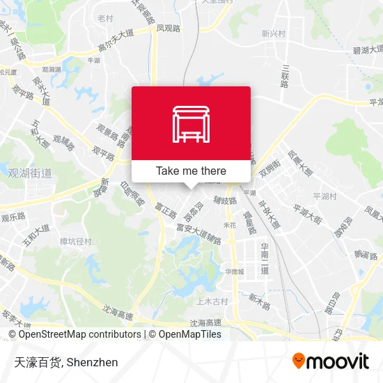 天濠百货 map