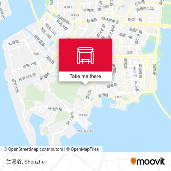 兰溪谷 map