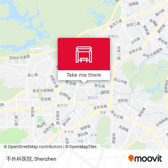 手外科医院 map