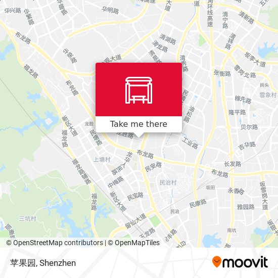 苹果园 map