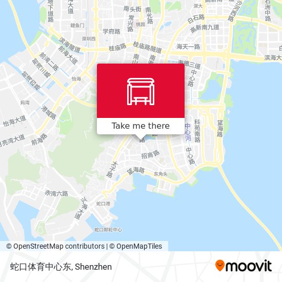 蛇口体育中心东 map