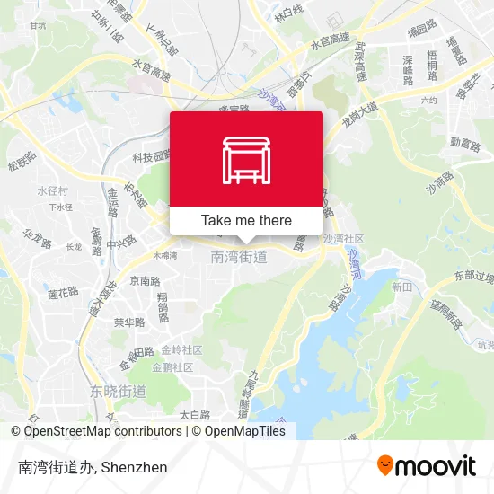 南湾街道办 map