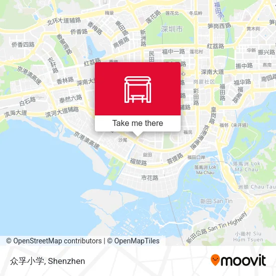 众孚小学 map