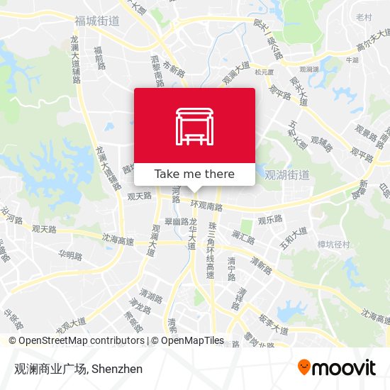 观澜商业广场 map