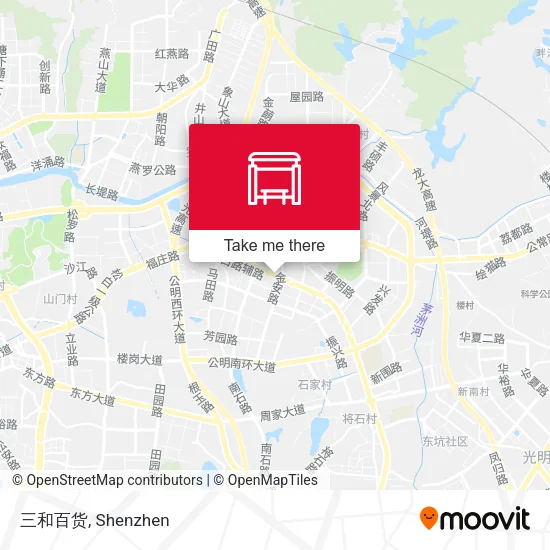 三和百货 map